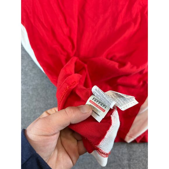 Puma Scuderia Ferrari F1 Racing T Shirt Mens XL Red White Santander Motosport - Picture 6 of 7